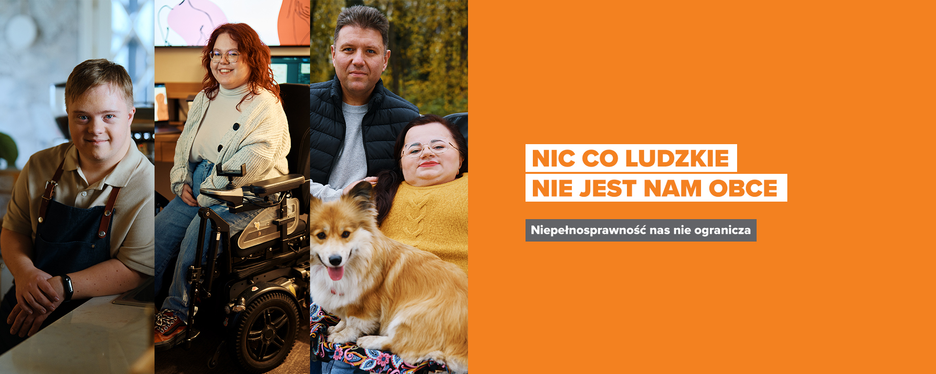 Zdjęcia bohaterów kampanii Nic co ludzkie nie jest nam obce - Kuby, Julki i Bogusi