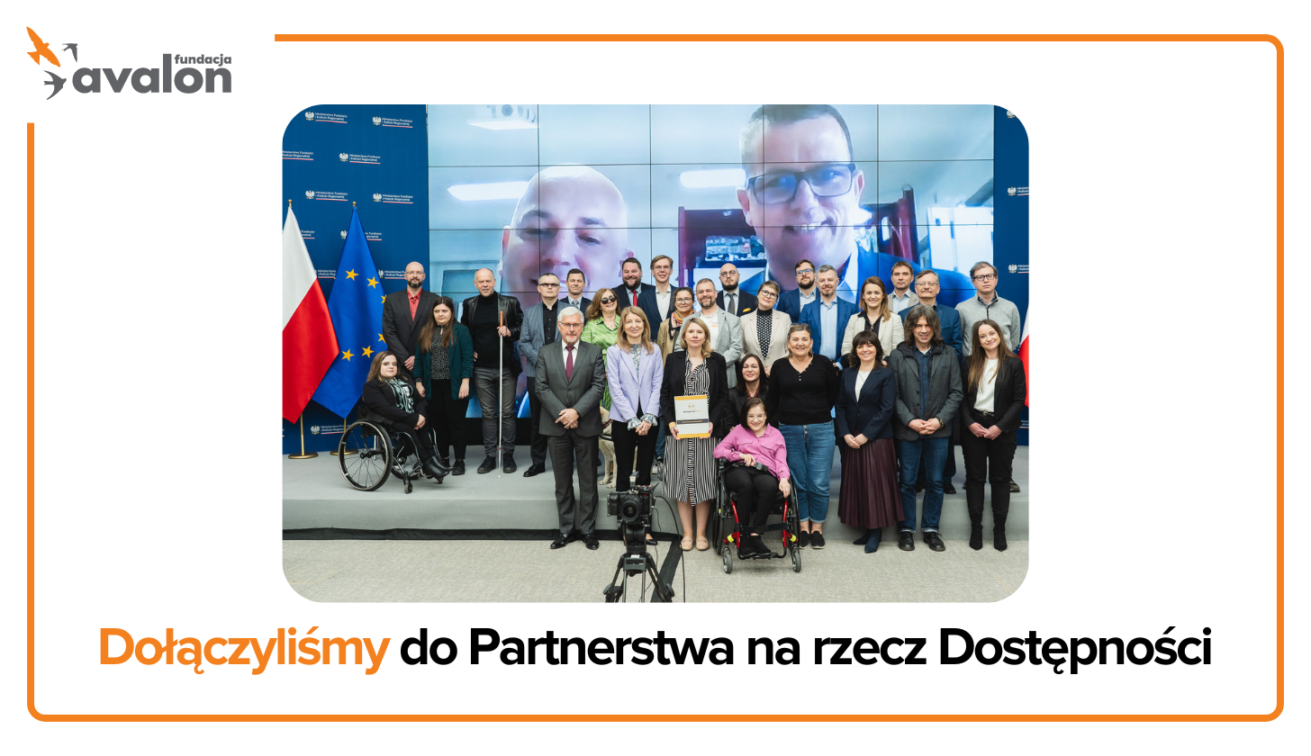 Grupowe zdjęcie przedstawicieli organizacji należących do Partnerstwa na rzecz Dostępności.