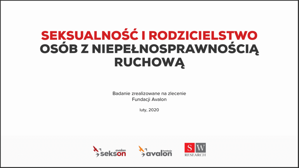 Okładka raportu Seksualność i rodzicielstwo osób z niepełnosprawnościami część 1