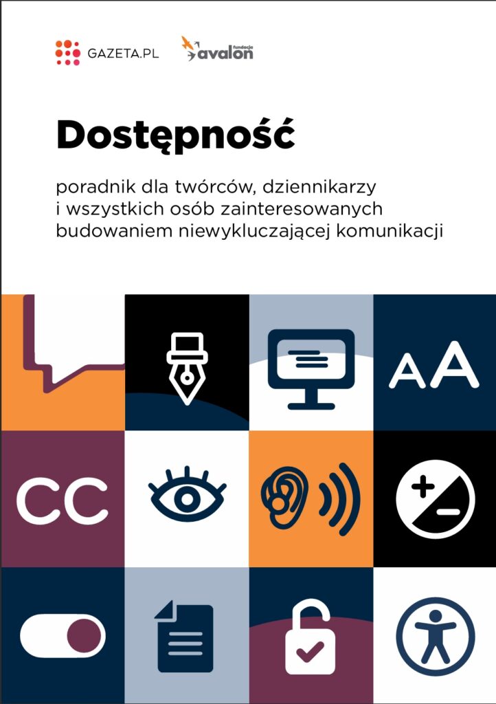 Okładka poradnika o dostępności
