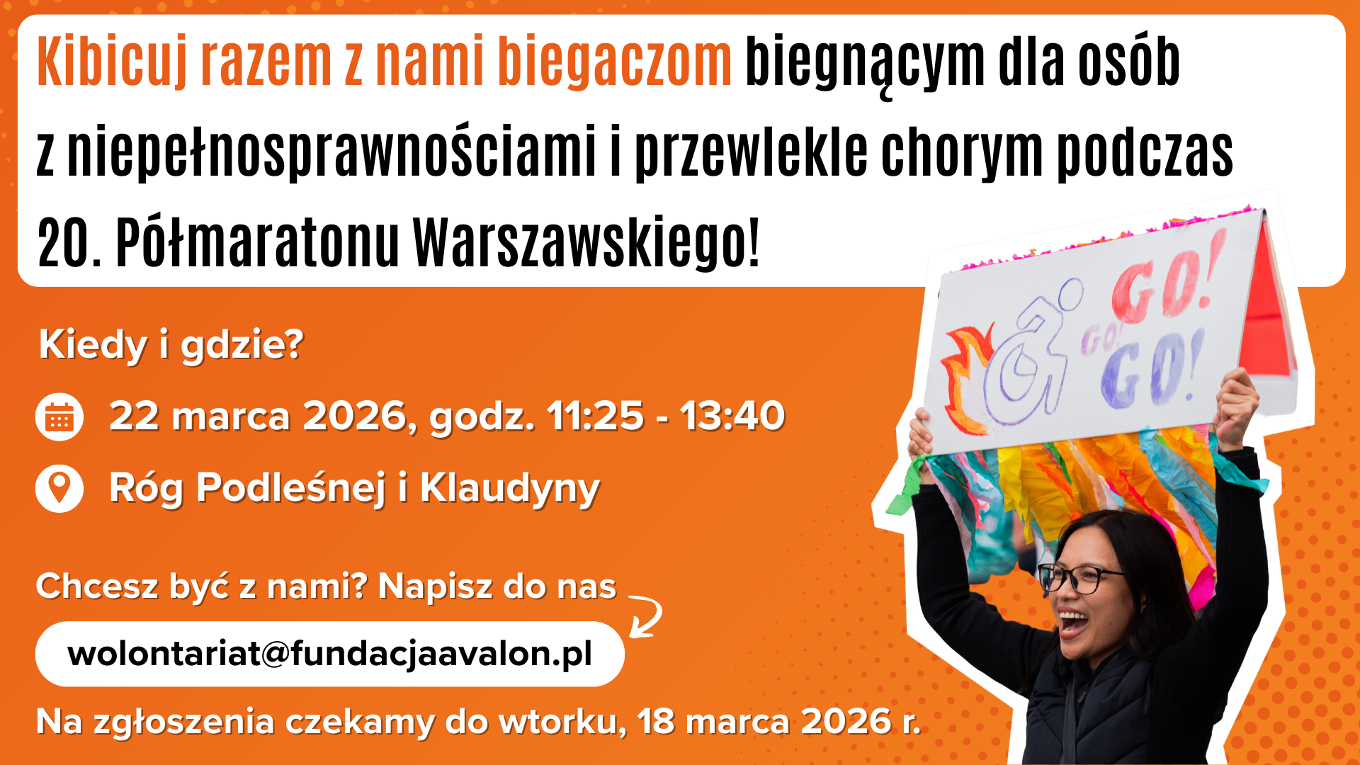 Informacja o wydarzeniu półmaraton.