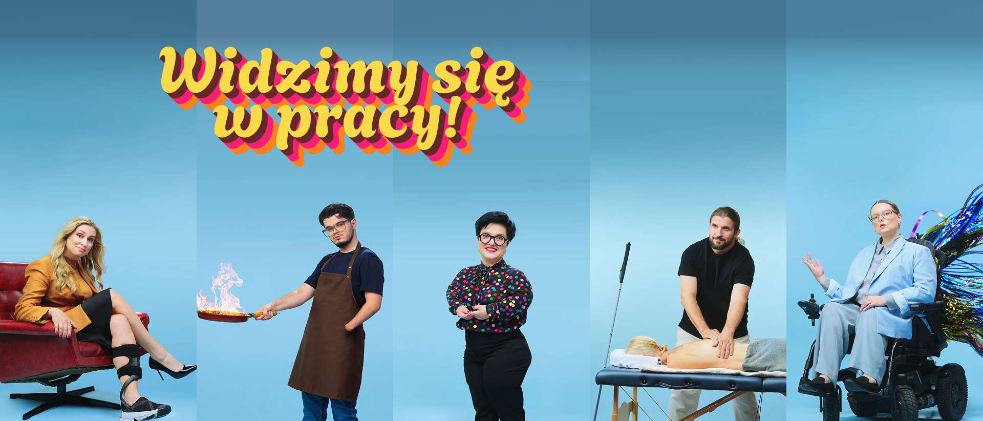 baner kampanii społecznej, widzimy się w pracy